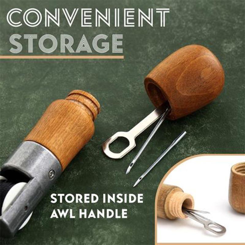 Premium Leather Hand Stitching Awl Tool Kit