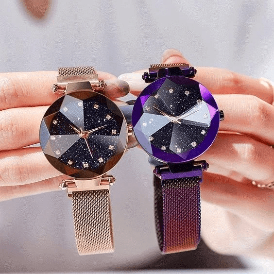 Glittering Night Sky Women's Watch