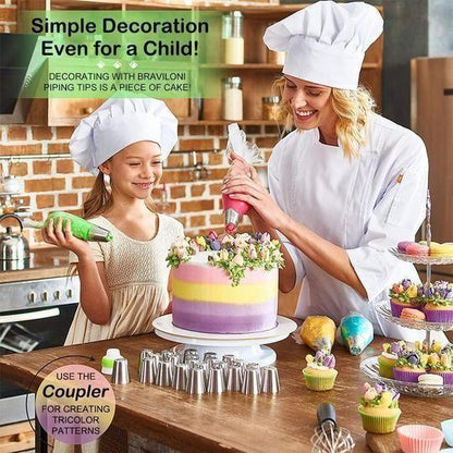 Decorative Cake Cupcake Metal Tip Set