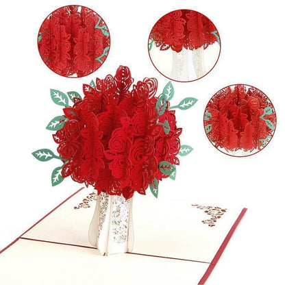 Lovely Flower 3D Greeting Card