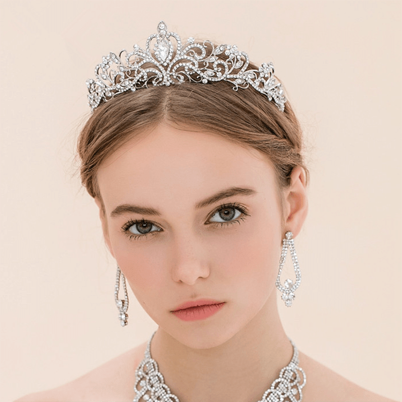 Sparkling Crystal Bridal Crown Headband