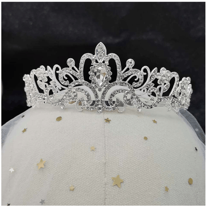 Sparkling Crystal Bridal Crown Headband