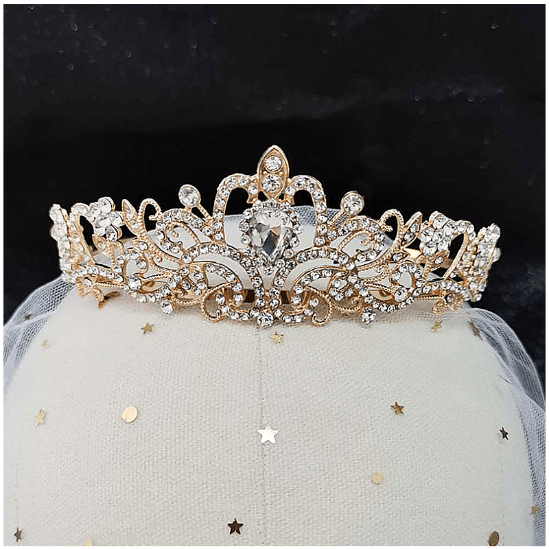 Sparkling Crystal Bridal Crown Headband