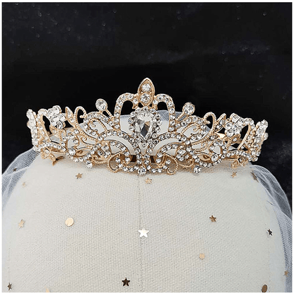 Sparkling Crystal Bridal Crown Headband