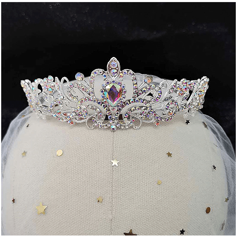 Sparkling Crystal Bridal Crown Headband