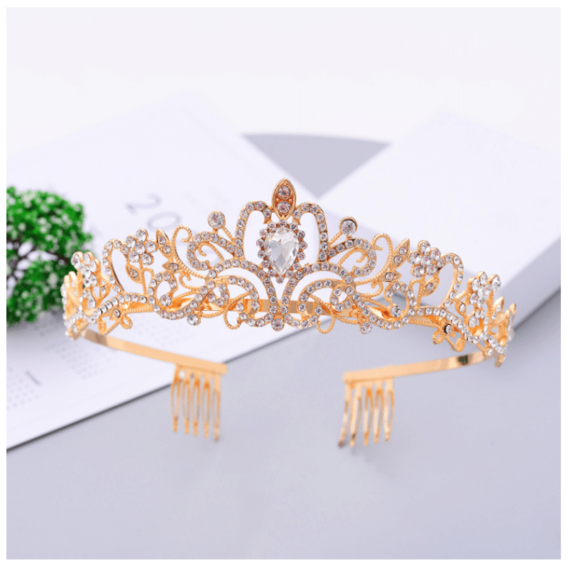 Sparkling Crystal Bridal Crown Headband