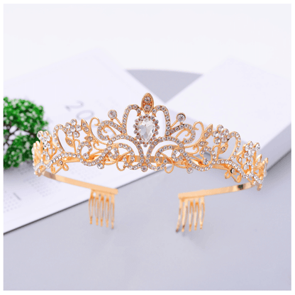 Sparkling Crystal Bridal Crown Headband