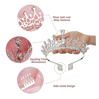 Sparkling Crystal Bridal Crown Headband