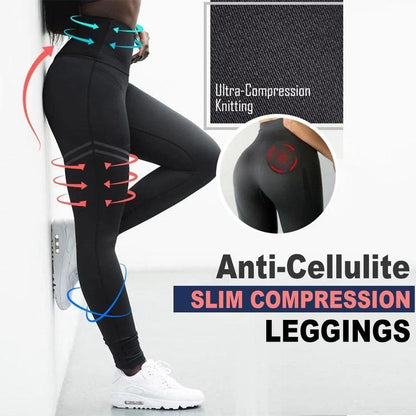 Slimming High Waist Compression Leggings for Women - Cofik