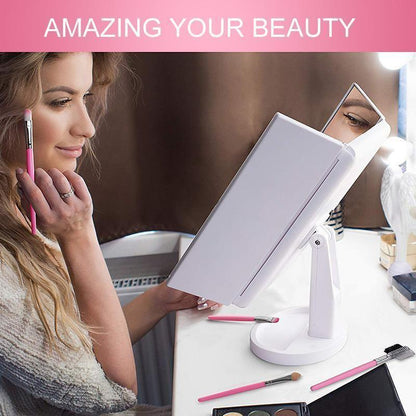 Bright LED Illuminated Cosmetic Mirror