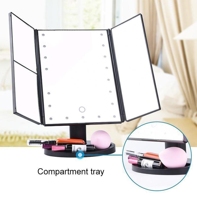 Bright LED Illuminated Cosmetic Mirror