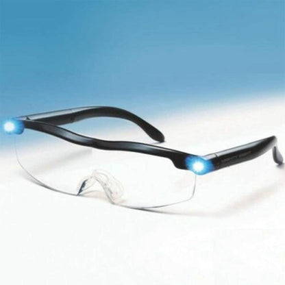 Illuminated Reading Glasses with LED Magnifier