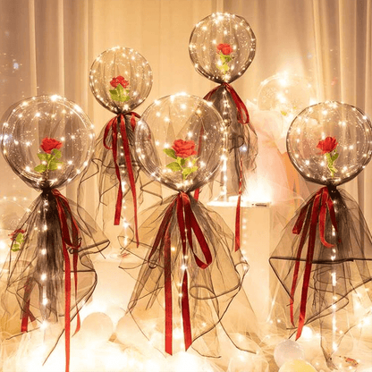 Glowing LED Rose Flower Arrangement
