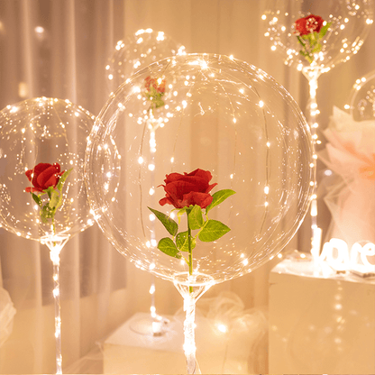Glowing LED Rose Flower Arrangement