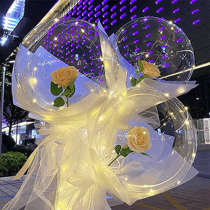 Glowing LED Rose Flower Arrangement