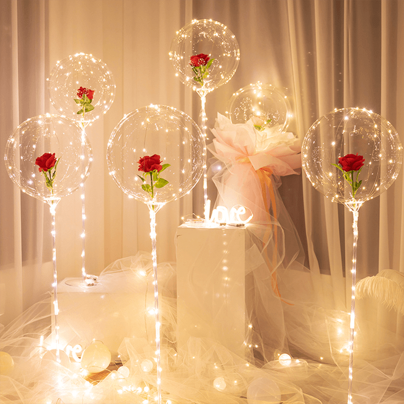 Glowing LED Rose Flower Arrangement - Cofik