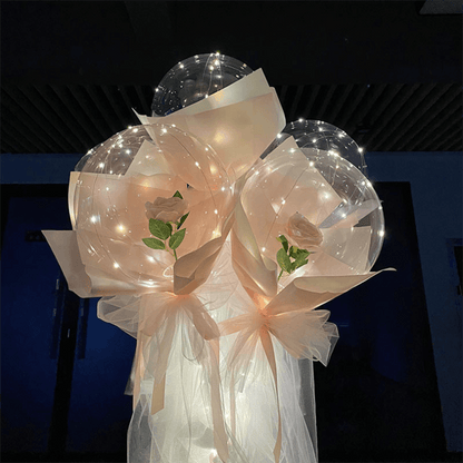 Glowing LED Rose Flower Arrangement