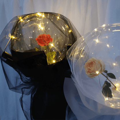 Glowing LED Rose Flower Arrangement