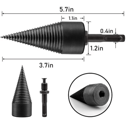 Heavy Duty Wood Drill Bit with Round Shaft