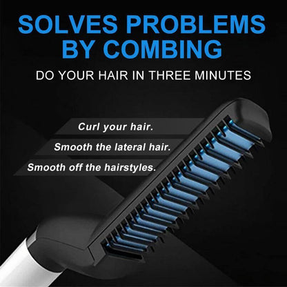 Men's Grooming Hair Straightening Comb