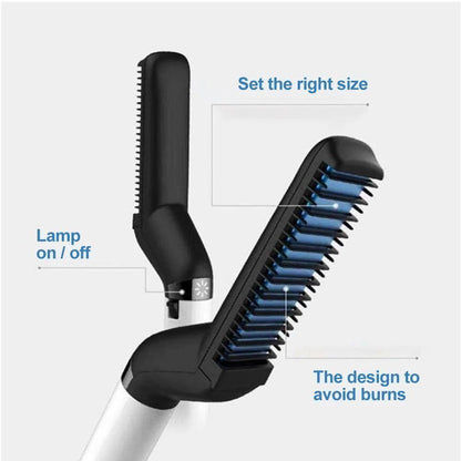 Men's Grooming Hair Straightening Comb