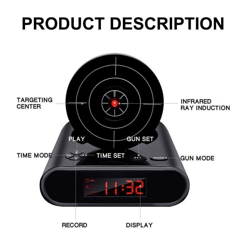 Tactical Shooter Alert Clock