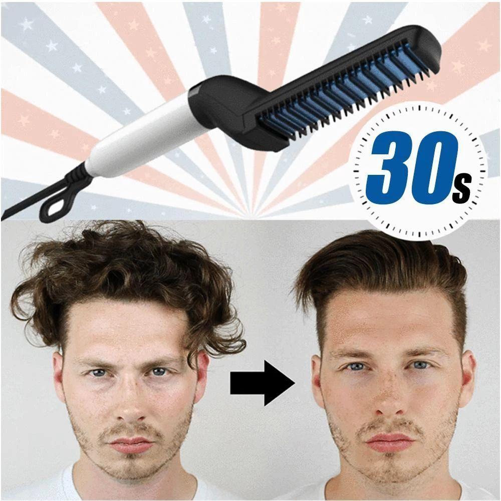 Men's Grooming Hair Straightening Comb
