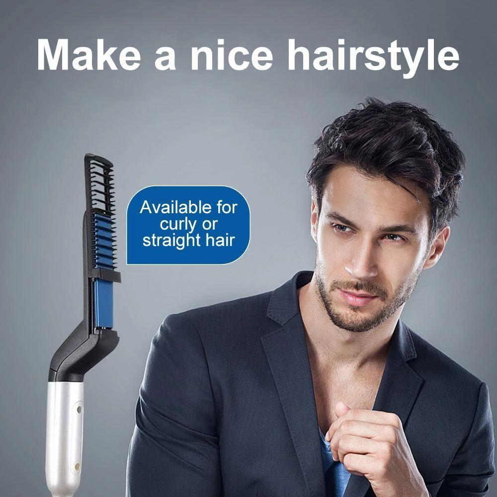 Men's Grooming Hair Straightening Comb - Cofik