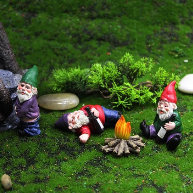 Colorful Mini Garden Gnome Ornaments - Cofik