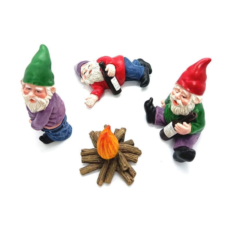 Colorful Mini Garden Gnome Ornaments