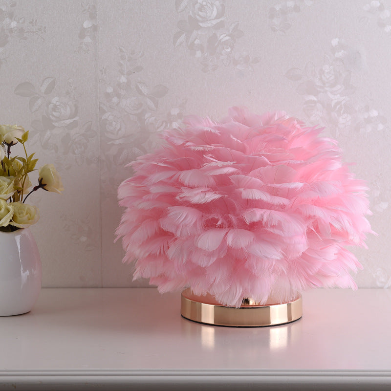Elegant Soft Shade Table Lamp for Bedroom - Cofik