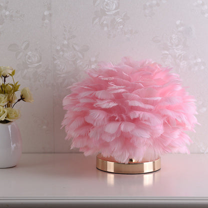 Elegant Soft Shade Table Lamp for Bedroom - Cofik