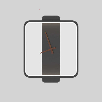 Modern Bedside Wall Light with Clock