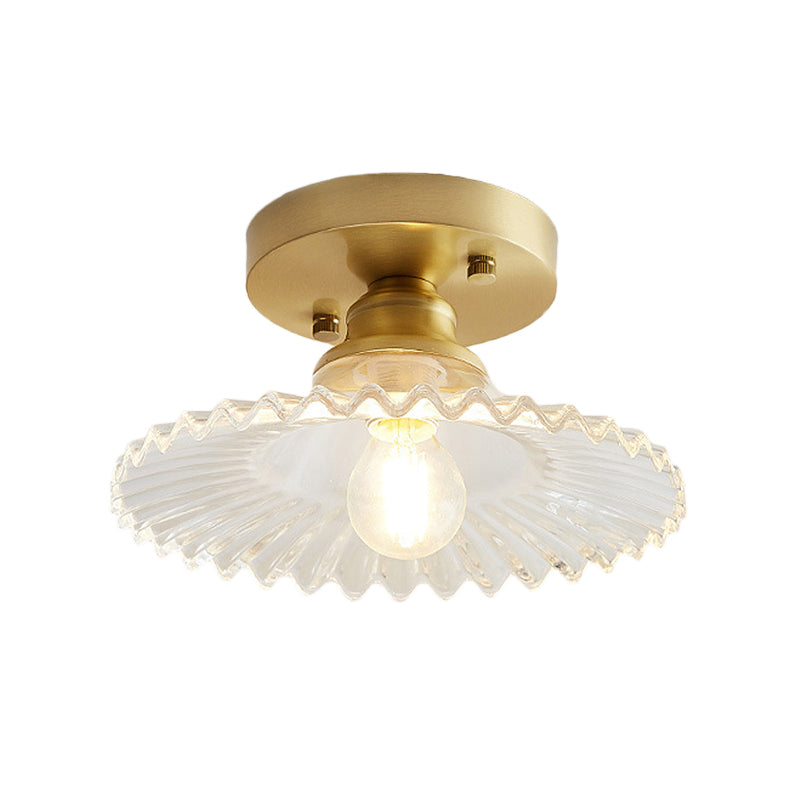 Classic Round Glass Ceiling Light Fixtures