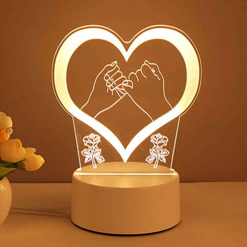 Colorful LED Night Lamp USB Powered Home Decor