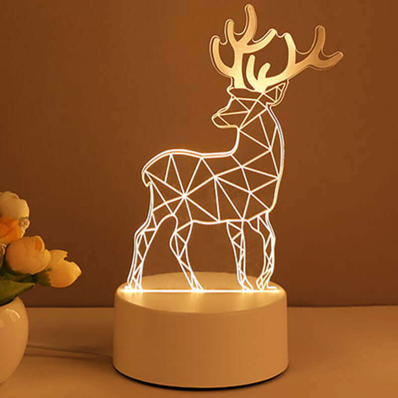 Colorful LED Night Lamp USB Powered Home Decor