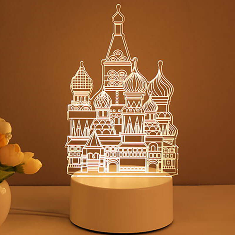 Colorful LED Night Lamp USB Powered Home Decor