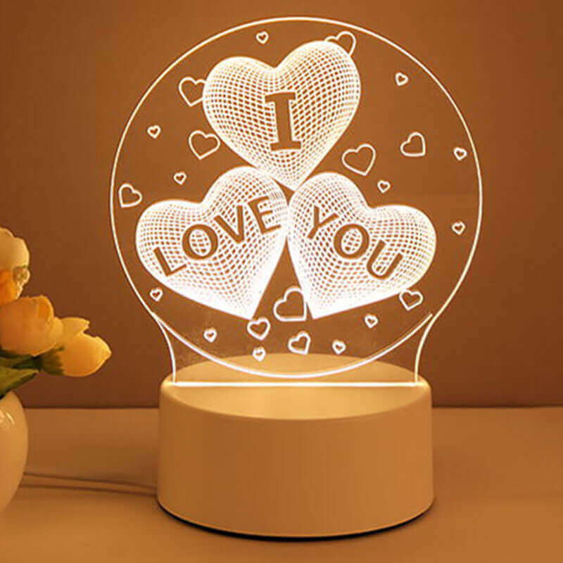 Colorful LED Night Lamp USB Powered Home Decor - Cofik