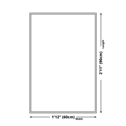Colorful Tribal Pattern Rug Red Purple Polyester Bed Rug