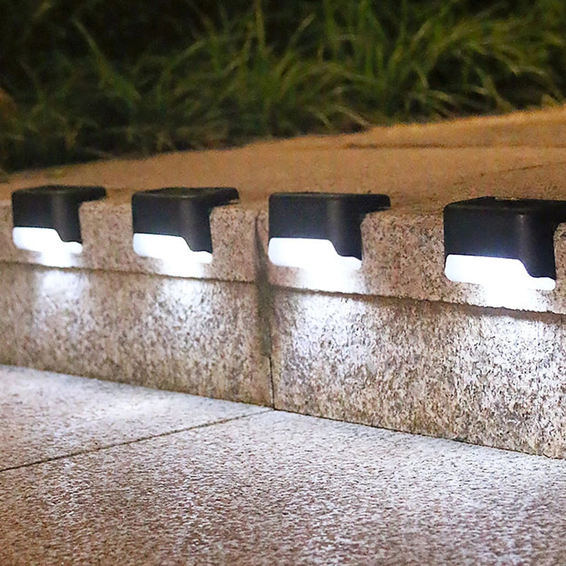 Solar Powered Outdoor Step Lights (4 Pack)