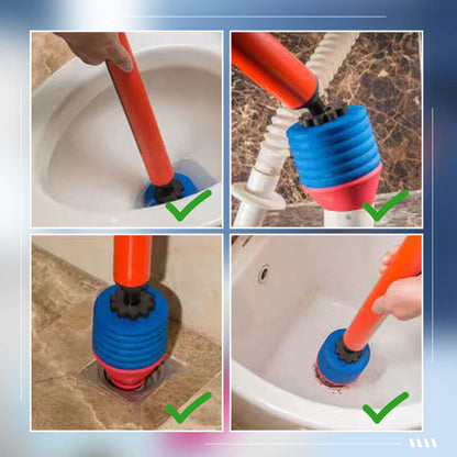 Powerful Toilet Plunger for Clogged Toilets