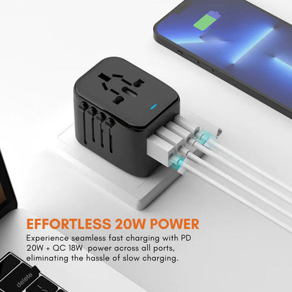Global Travel Power Adapter Converter 100-220V