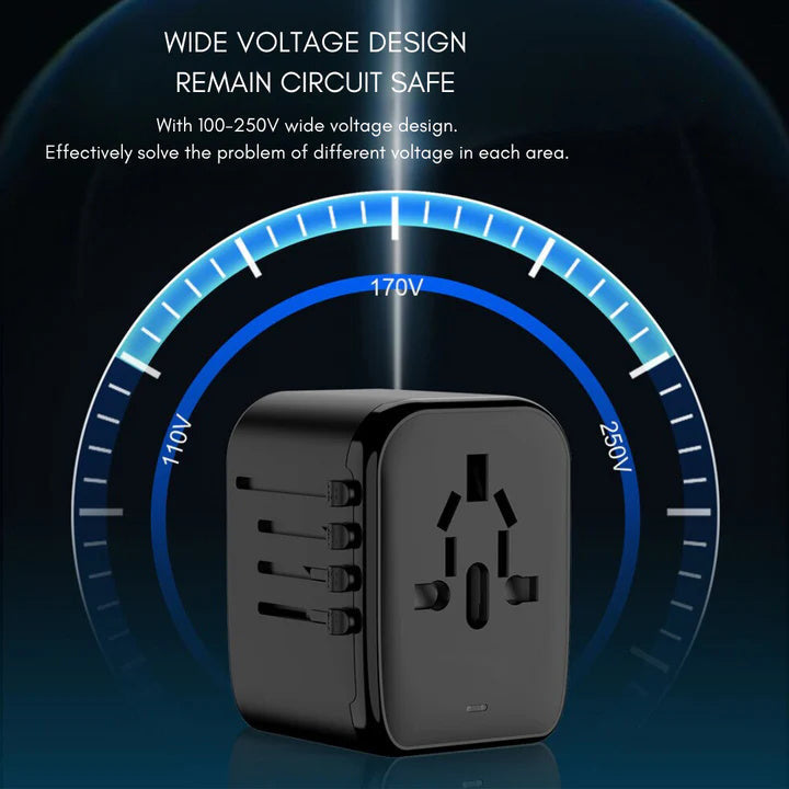 Global Travel Power Adapter Converter 100-220V