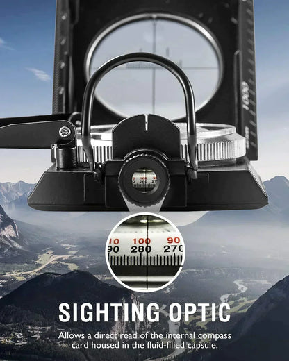 Tough Waterproof Hiking Compass with Inclinometer