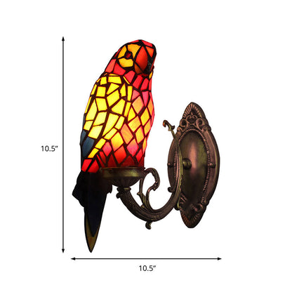 Vibrant Glass Wall Sconce Lighting for Hallway - Cofik