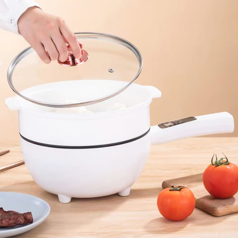 Compact Electric Skillet - Easy Clean Non Stick Frying Pan