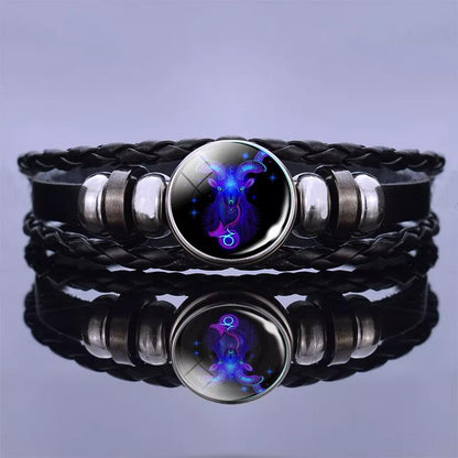 Astrology Zodiac Sign Charm Bracelet
