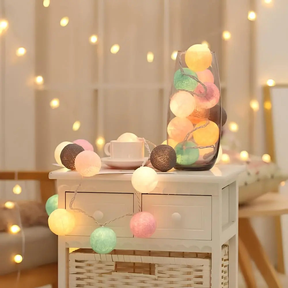 Fluffy White Decorative String