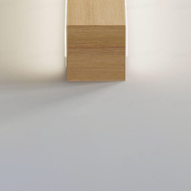 Natural Wood Japanese LED Wall Lamp - Cofik