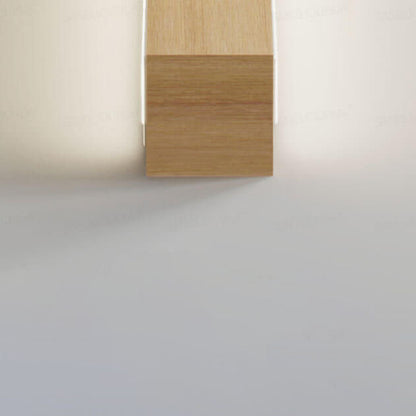 Natural Wood Japanese LED Wall Lamp - Cofik